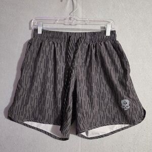 Zero Foxtrot Mens 7" Raintarn Charcoal Athletic Gym Shorts Size Medium